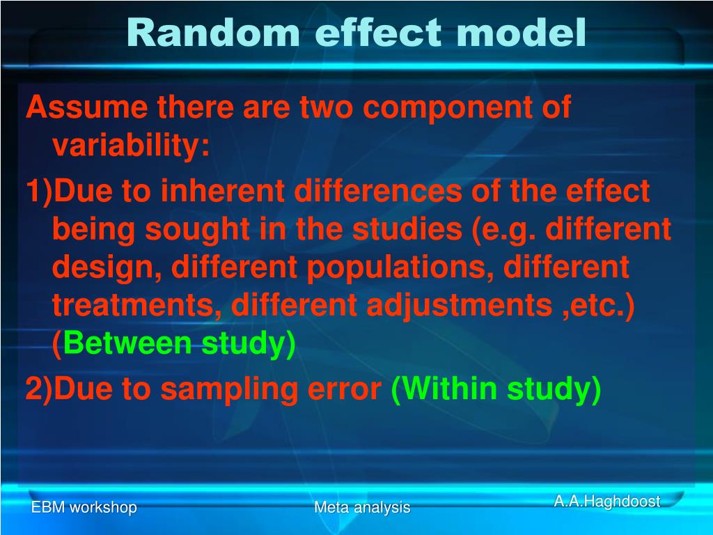PPT Metaanalysis PowerPoint Presentation ID176170