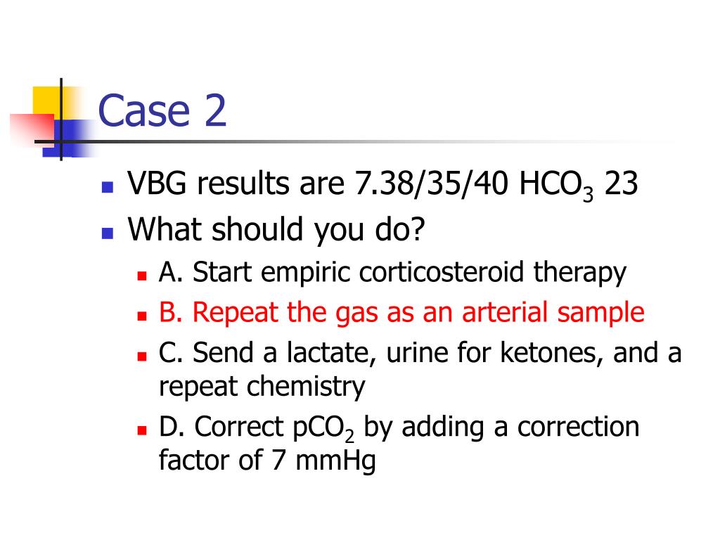 PPT Arterial versus Venous Blood Gas Analysis PowerPoint Presentation