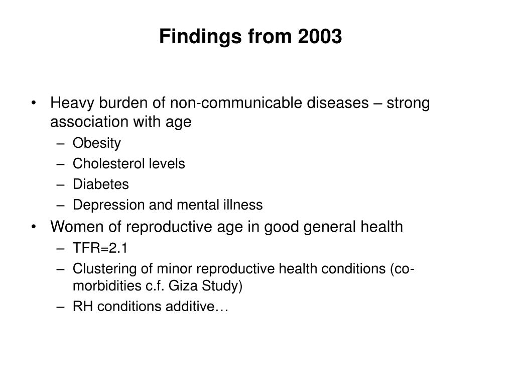 PPT Reproductive and Overall Health and Their Economic