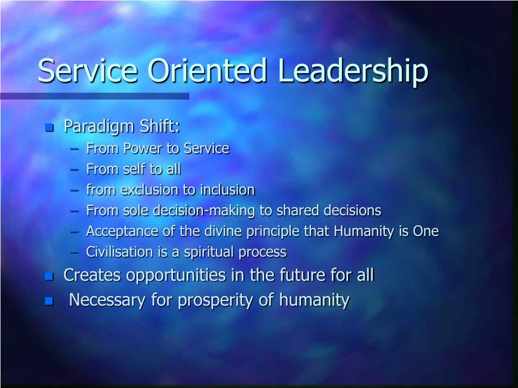 PPT Service Oriented Leadership PowerPoint Presentation, free