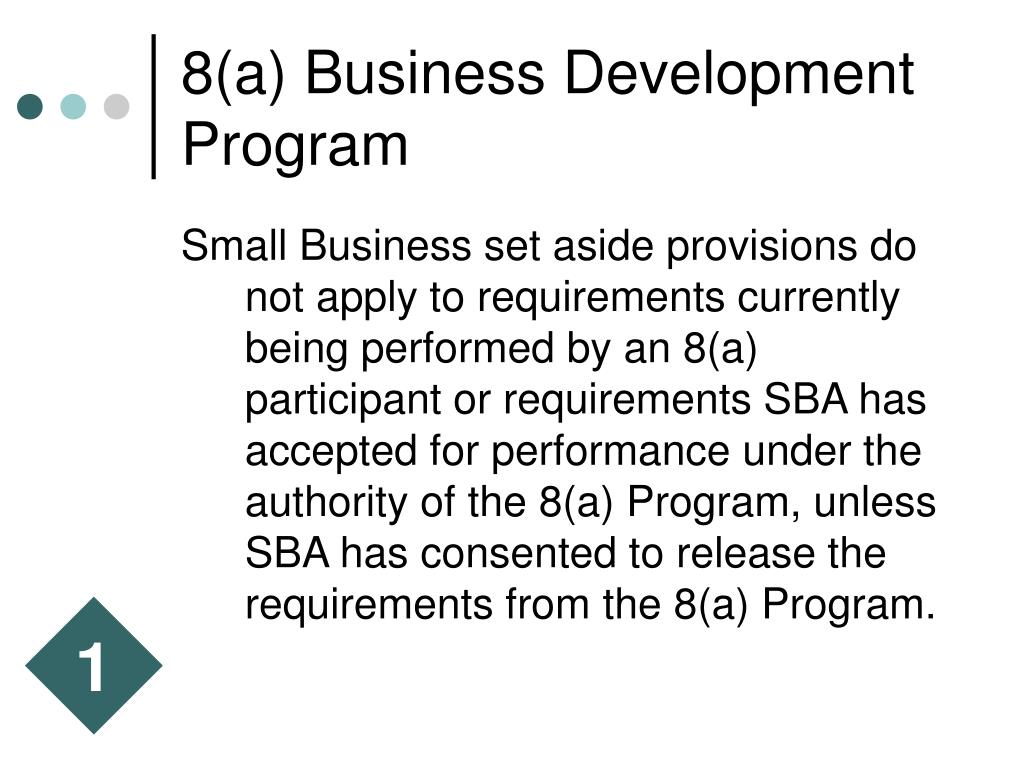 PPT Small Business Set Aside Priorities PowerPoint Presentation ID