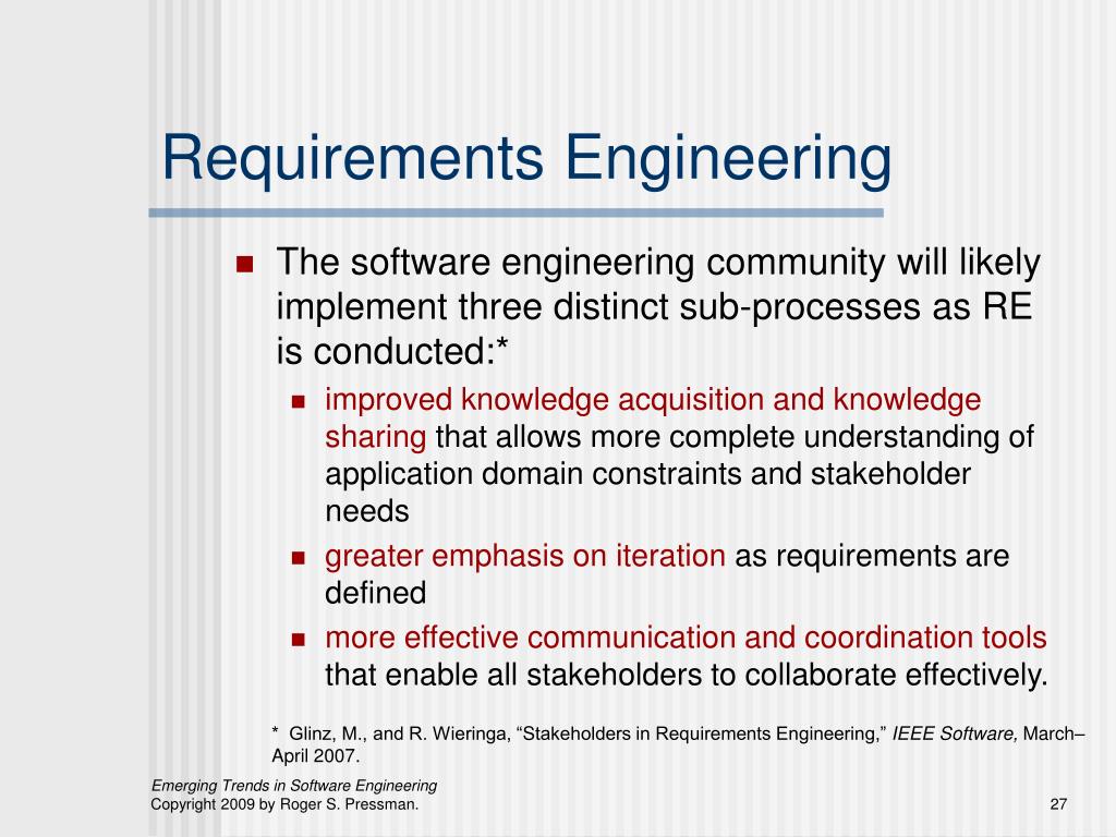 Emerging Trends In Software Engineering Ppt Engineering