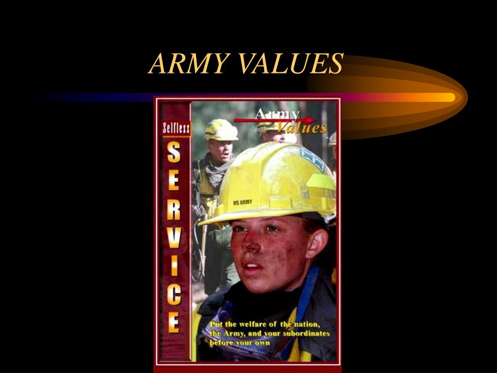 Army Army Values