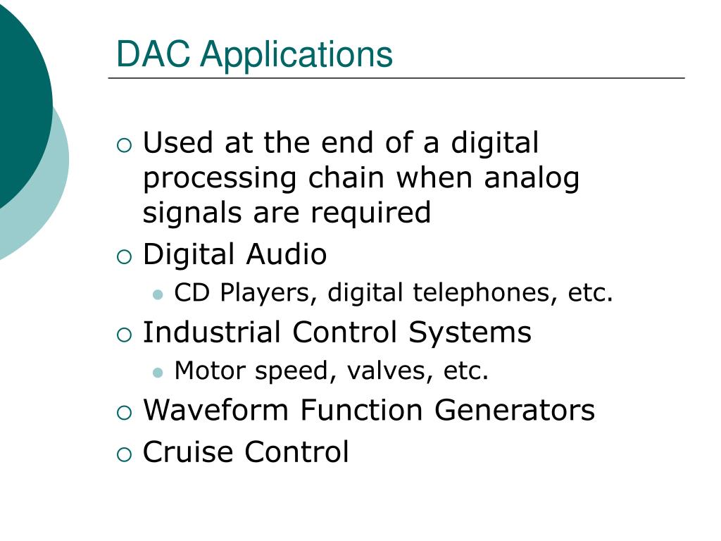 PPT Digital to Analog Converters PowerPoint Presentation, free