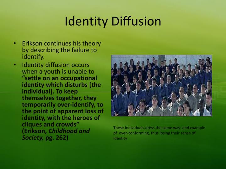 PPT IDENTITY ACHIEVEMENT ERIK ERIKSON AND JAMES MARCIA