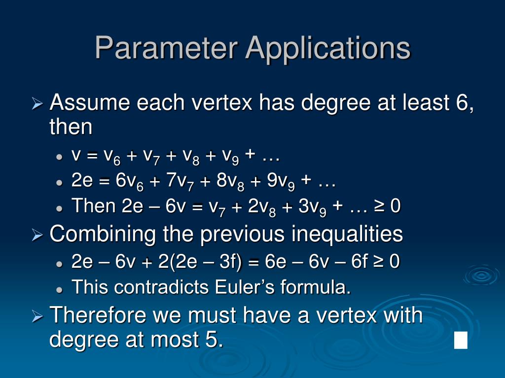 PPT Applications of Euler’s Formula for Graphs PowerPoint