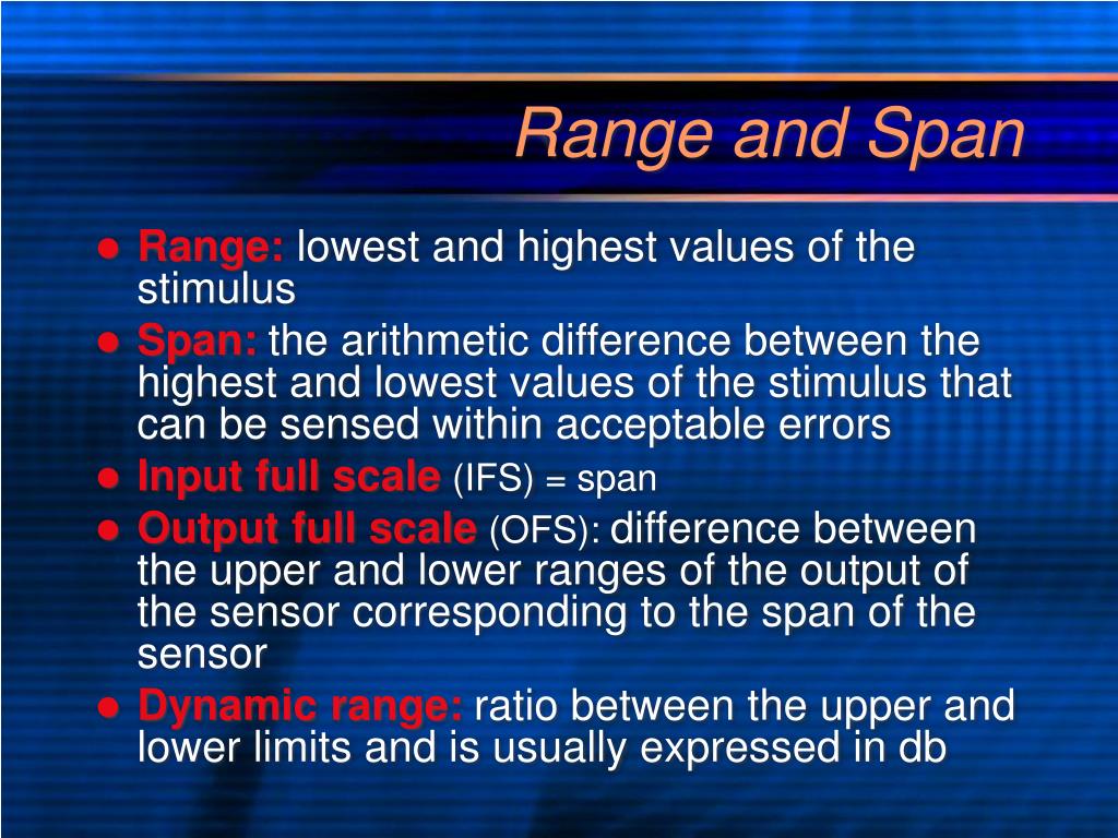 PPT Performance Characteristics of Sensors and Actuators PowerPoint