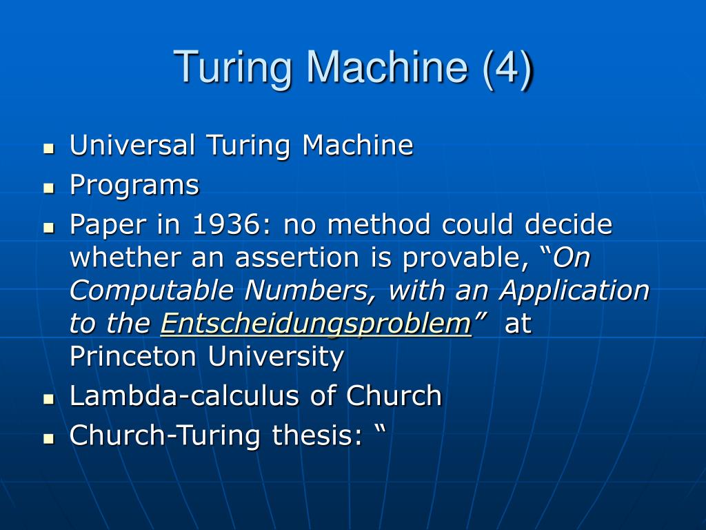 PPT Alan Turing PowerPoint Presentation, free download ID187916