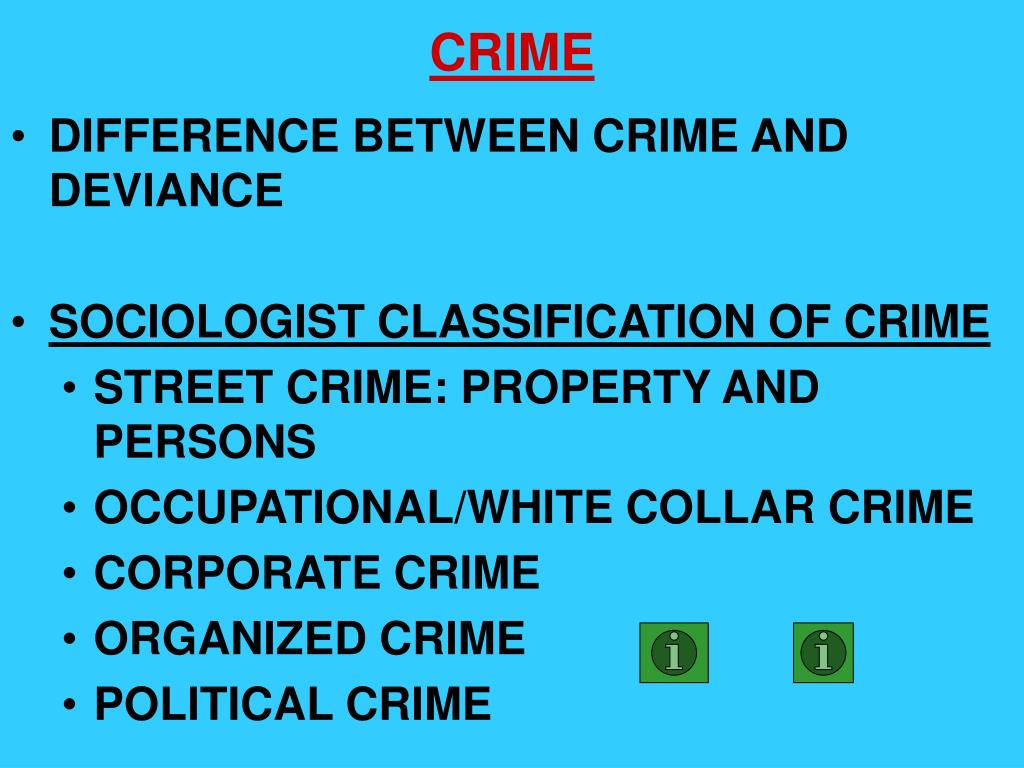 PPT DEVIANCE AND CRIME PowerPoint Presentation, free download ID188259
