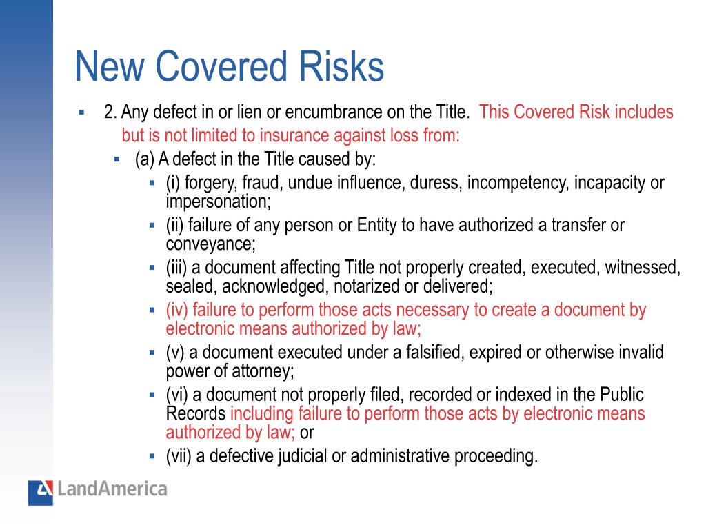 PPT The 2006 ALTA Policy Forms PowerPoint Presentation, free download ID190592