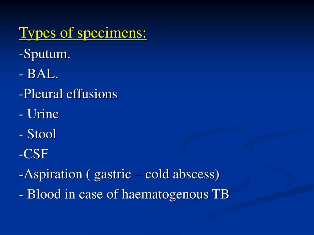 PPT Laboratory Diagnosis of Tuberculosis PowerPoint Presentation ID