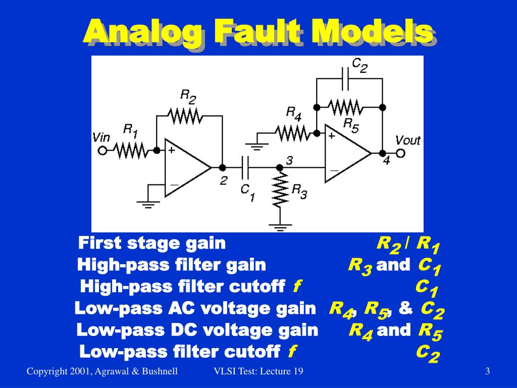 PPT Lecture 19 FaultModel Based Structural Analog Testing PowerPoint