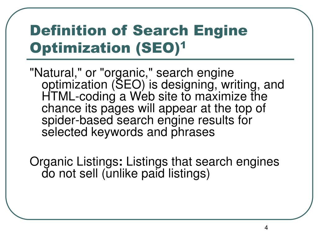 PPT Search Engine Optimization (SEO) PowerPoint