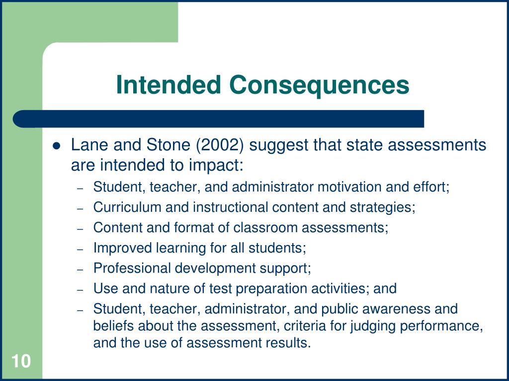 What are intended consequences? Quora