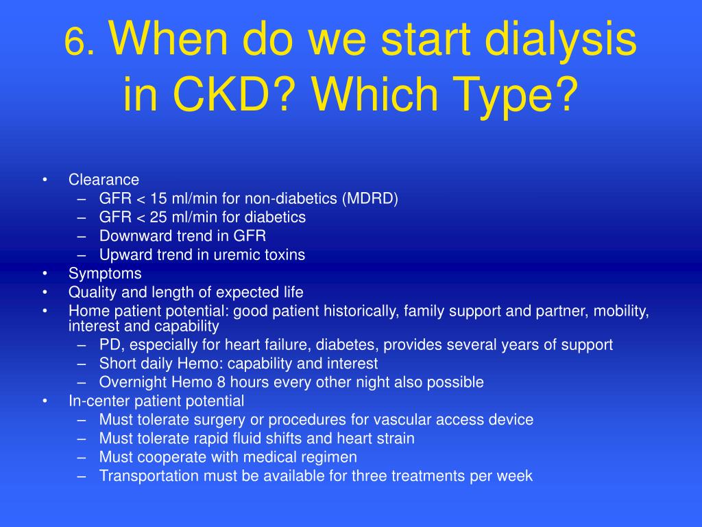 PPT Chronic Kidney Disease and Dialysis Patient Care What the