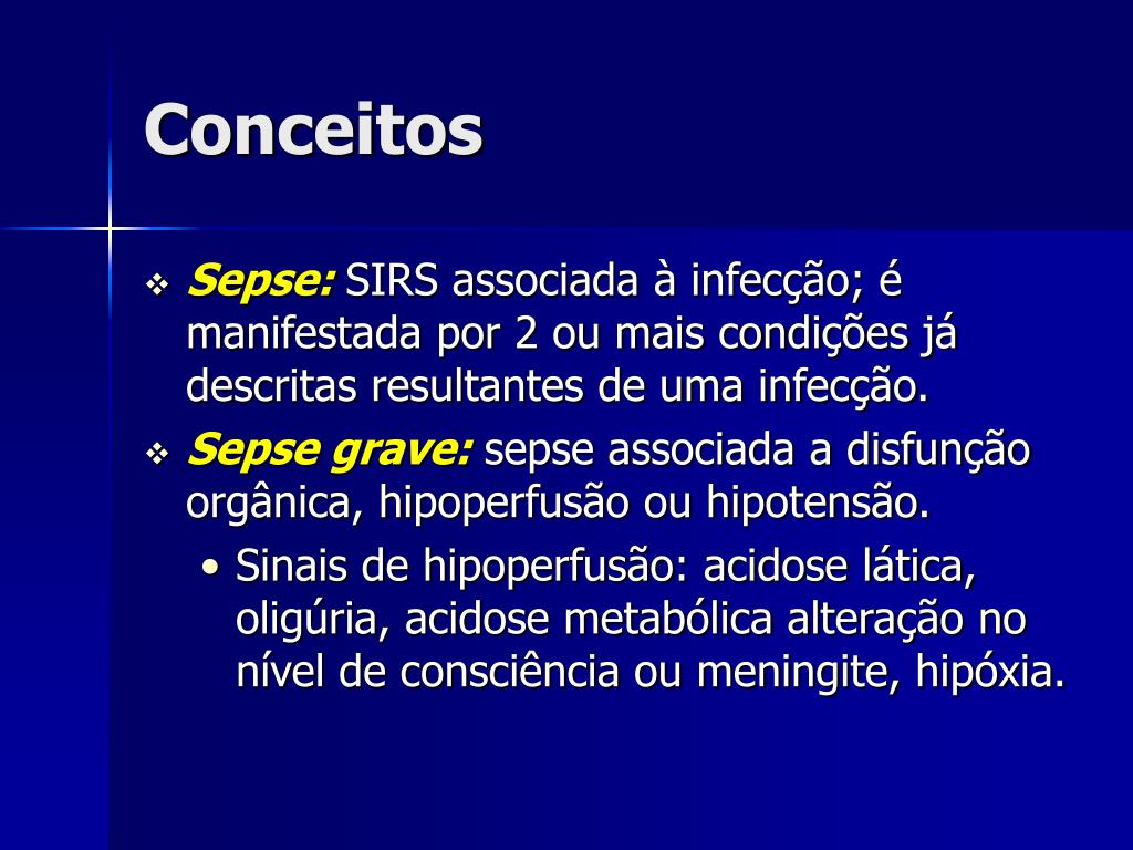 PPT Sepse grave e choque séptico PowerPoint Presentation, free download ID198809