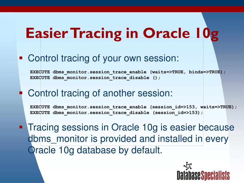 PPT Wait Event Enhancements in Oracle 10g PowerPoint Presentation