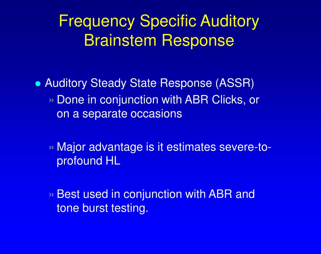 PPT Diagnostic Pediatric Audiology from Birth to Intervention