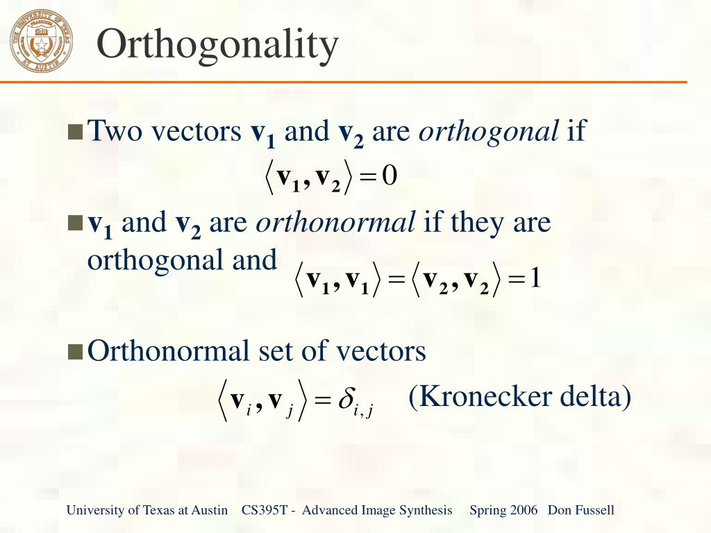 PPT Orthogonal Functions and Fourier Series PowerPoint Presentation