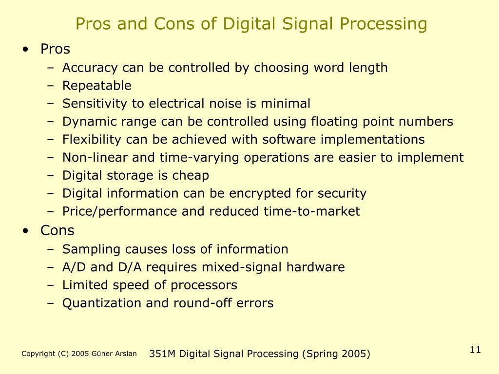 PPT EE 351M Digital Signal Processing PowerPoint Presentation ID200067