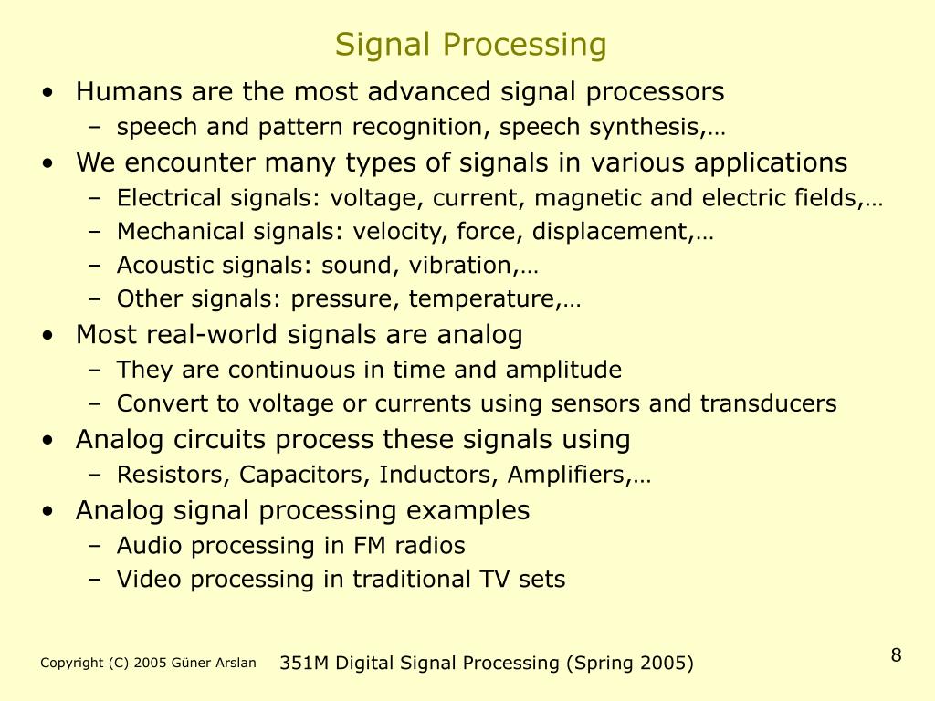 PPT EE 351M Digital Signal Processing PowerPoint Presentation, free