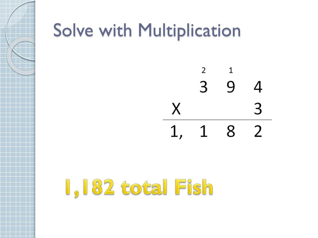 PPT Multiplication & Division Word Problems PowerPoint Presentation