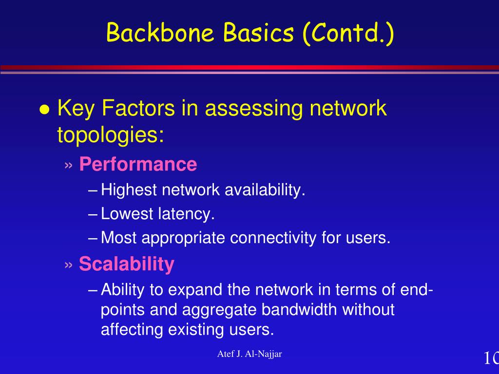PPT Structured Backbone Design of Computer Networks PowerPoint