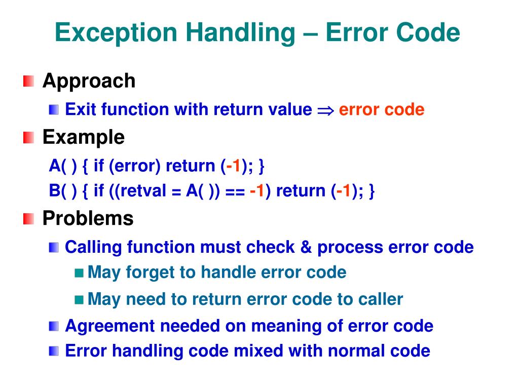 PPT Exceptions in Java PowerPoint Presentation, free download ID202285