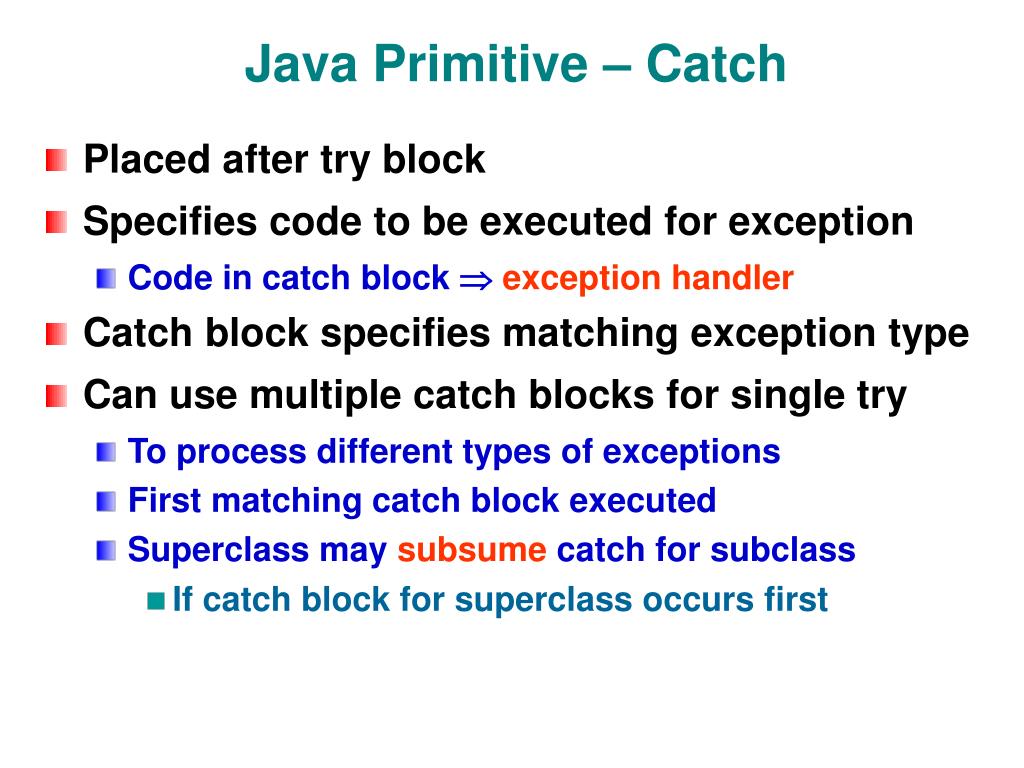 PPT Exceptions in Java PowerPoint Presentation, free download ID202285