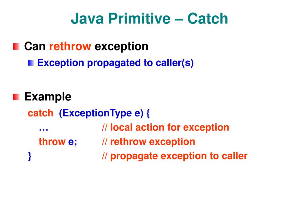 PPT Exceptions in Java PowerPoint Presentation, free download ID202285