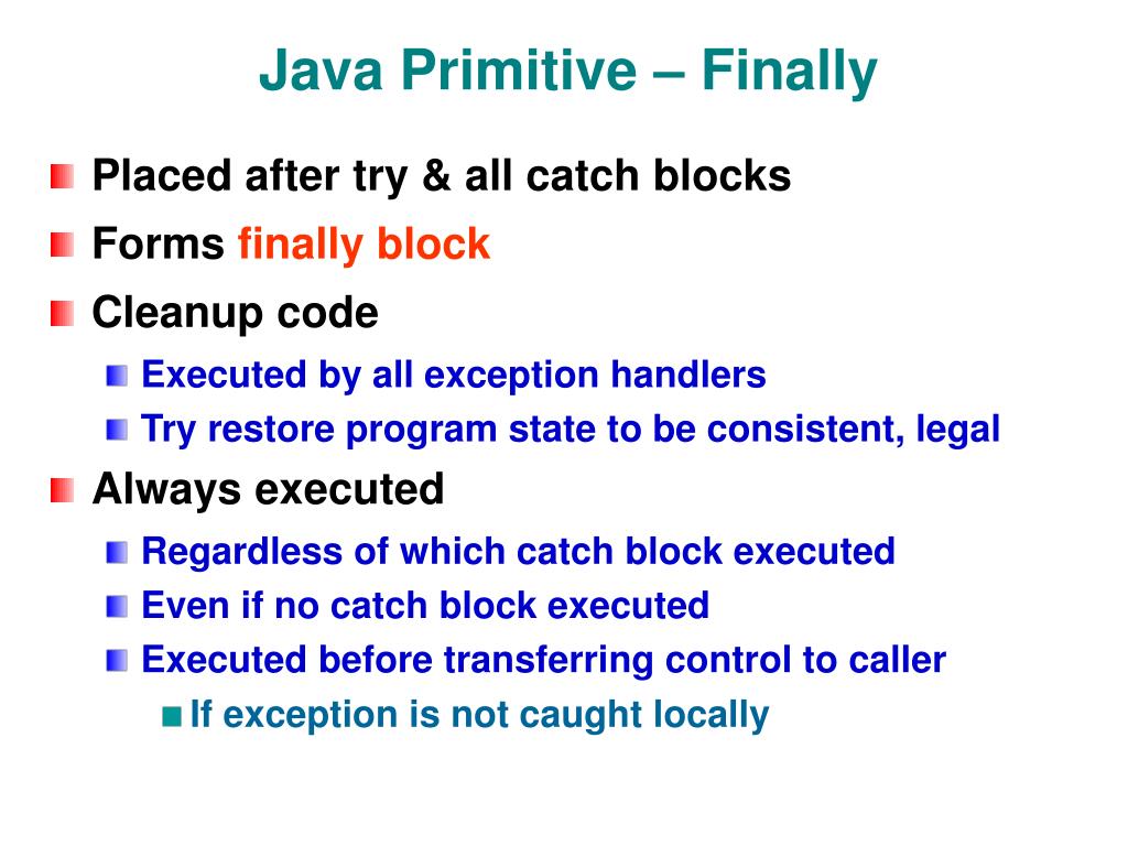 PPT Exceptions in Java PowerPoint Presentation, free download ID202285
