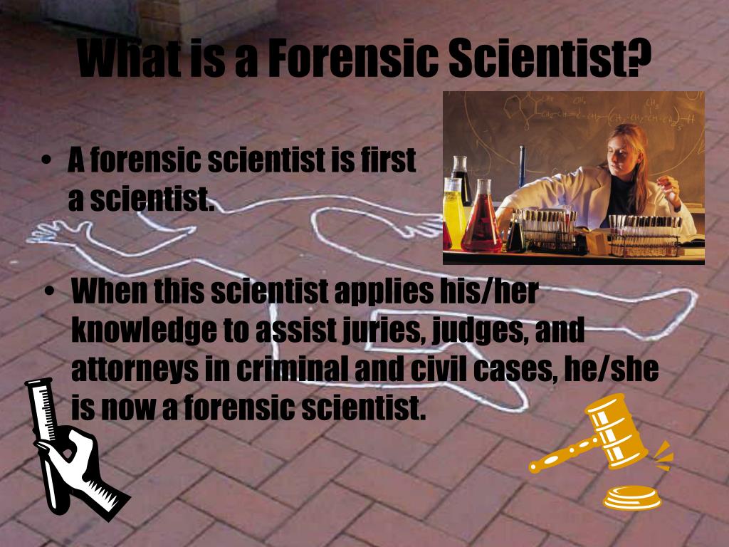 PPT Forensic Scientists PowerPoint Presentation, free download ID20280