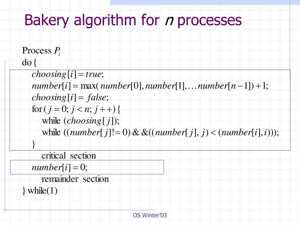 PPT Bakery Algorithm Proof PowerPoint Presentation, free download ID203192