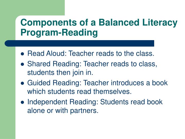 PPT Technology Within a Balanced Literacy Program PowerPoint