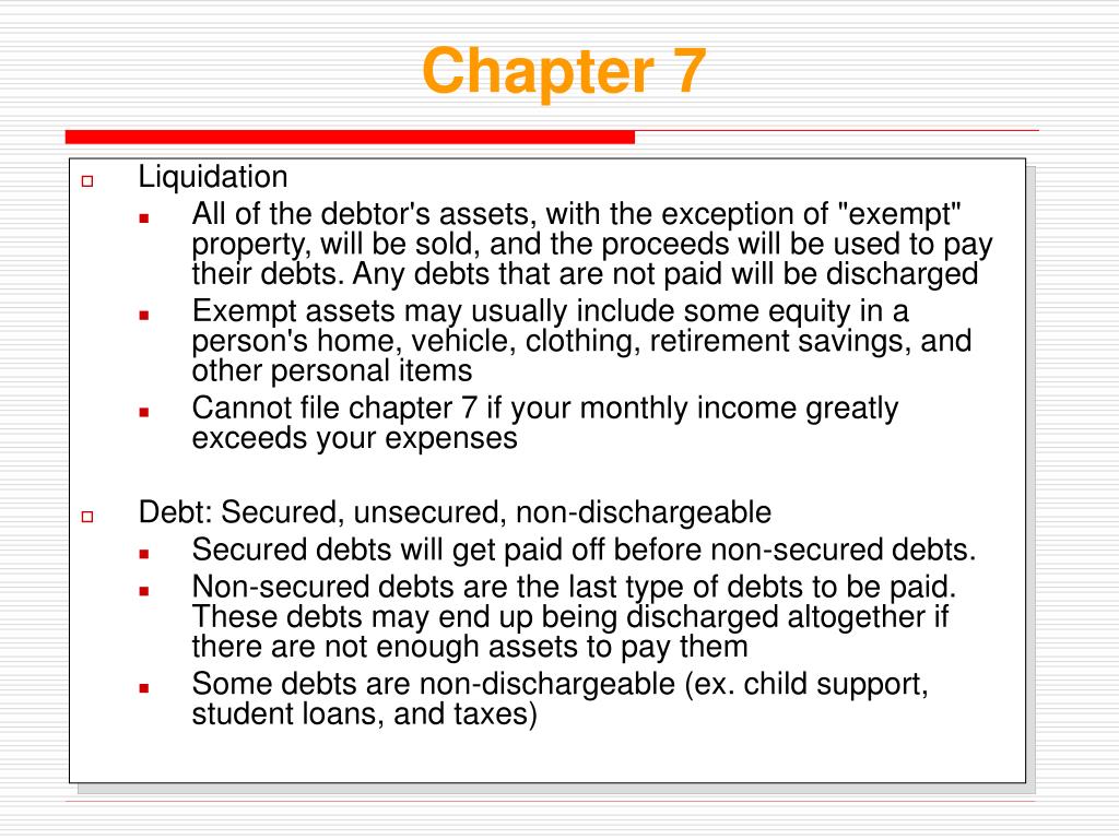 PPT Recent Changes in Personal Bankruptcy Laws Southwest Area Bar