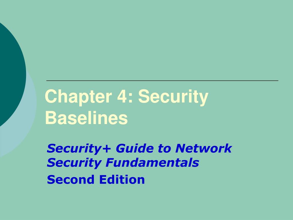 PPT Chapter 4 Security Baselines PowerPoint Presentation, free