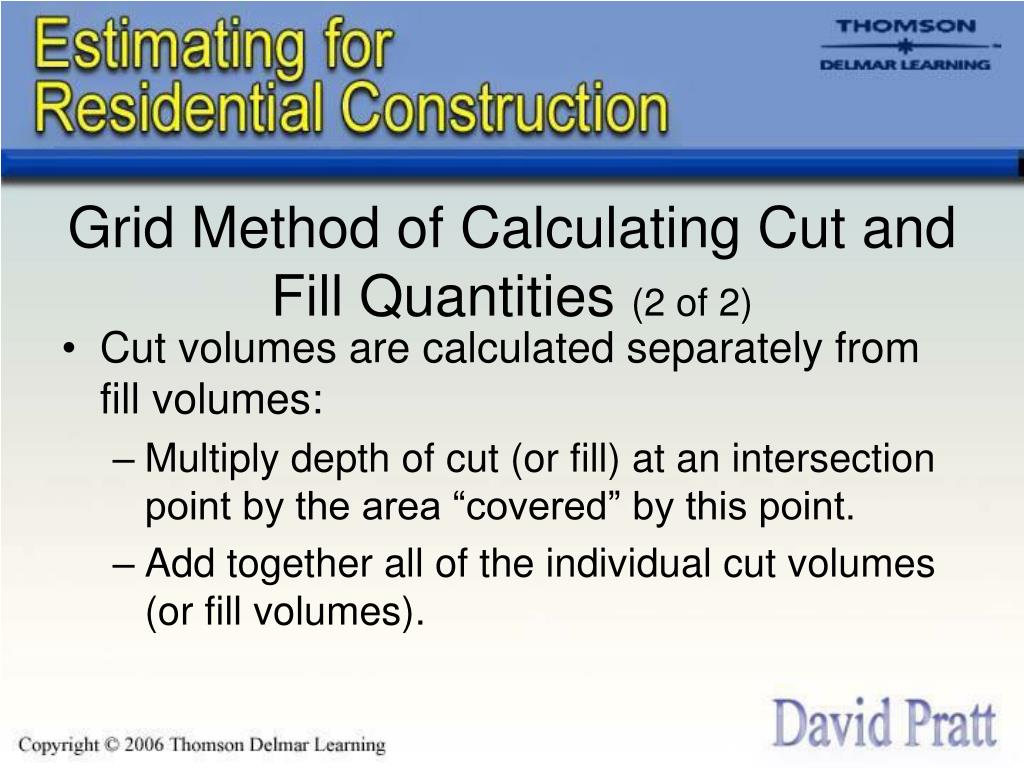 PPT Chapter 3 Measuring Excavation and Sitework PowerPoint