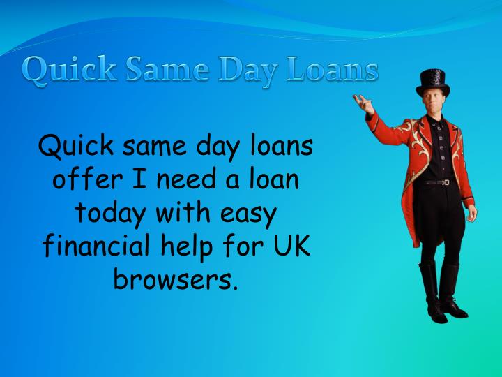 PPT Quick Same Day Loans PowerPoint Presentation, free download ID