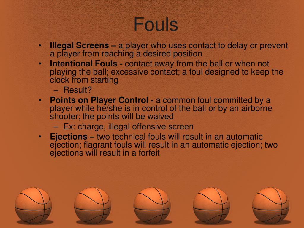 PPT Basketball Rules Session PowerPoint Presentation, free download ID207539