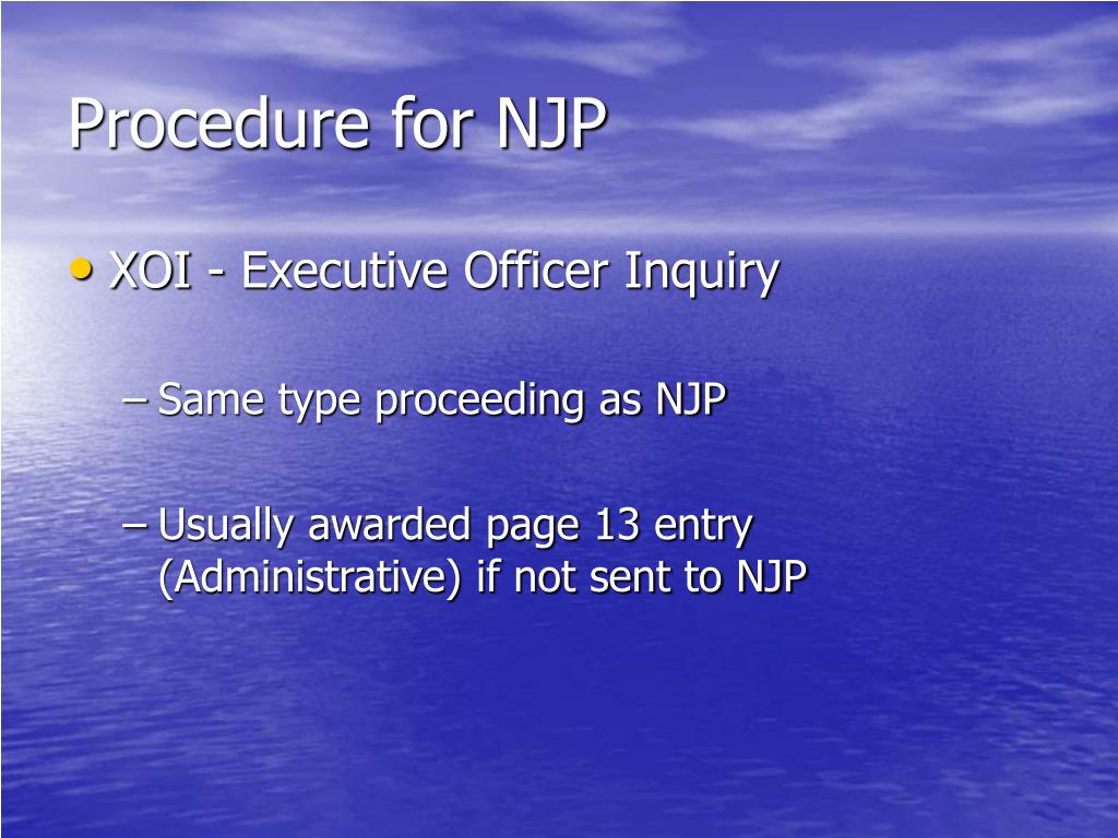 PPT Uniform Code of Military Justice and Navy Regulations PowerPoint