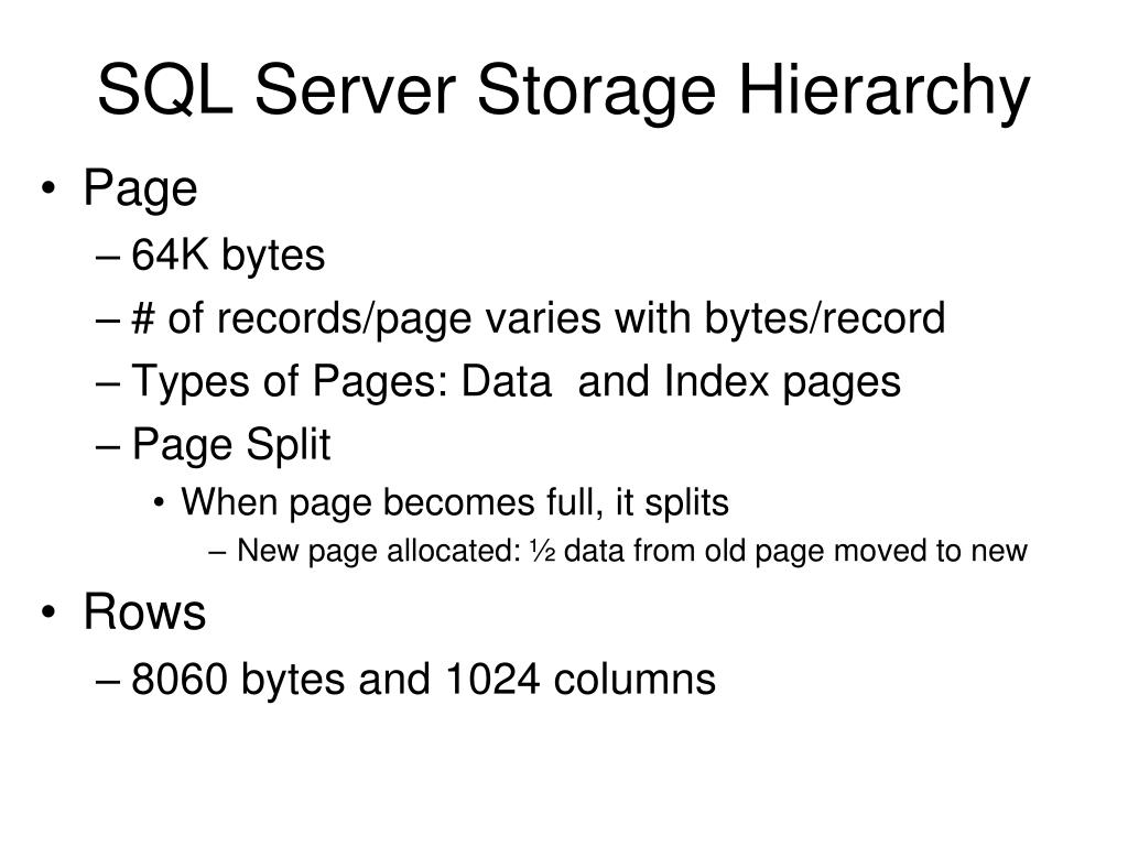 PPT SQL Server Storage and Index Structures PowerPoint Presentation