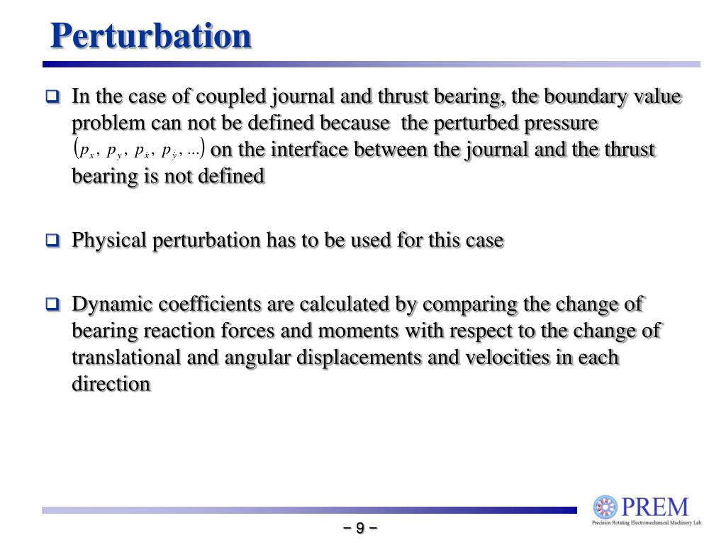 PPT Analysis of the Coupled Journal and Thrust Bearing PowerPoint