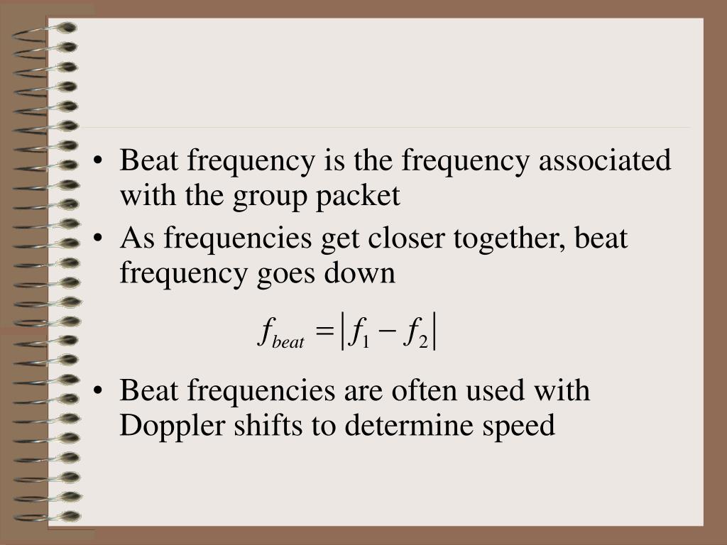 PPT Beat Frequencies PowerPoint Presentation, free download ID210461
