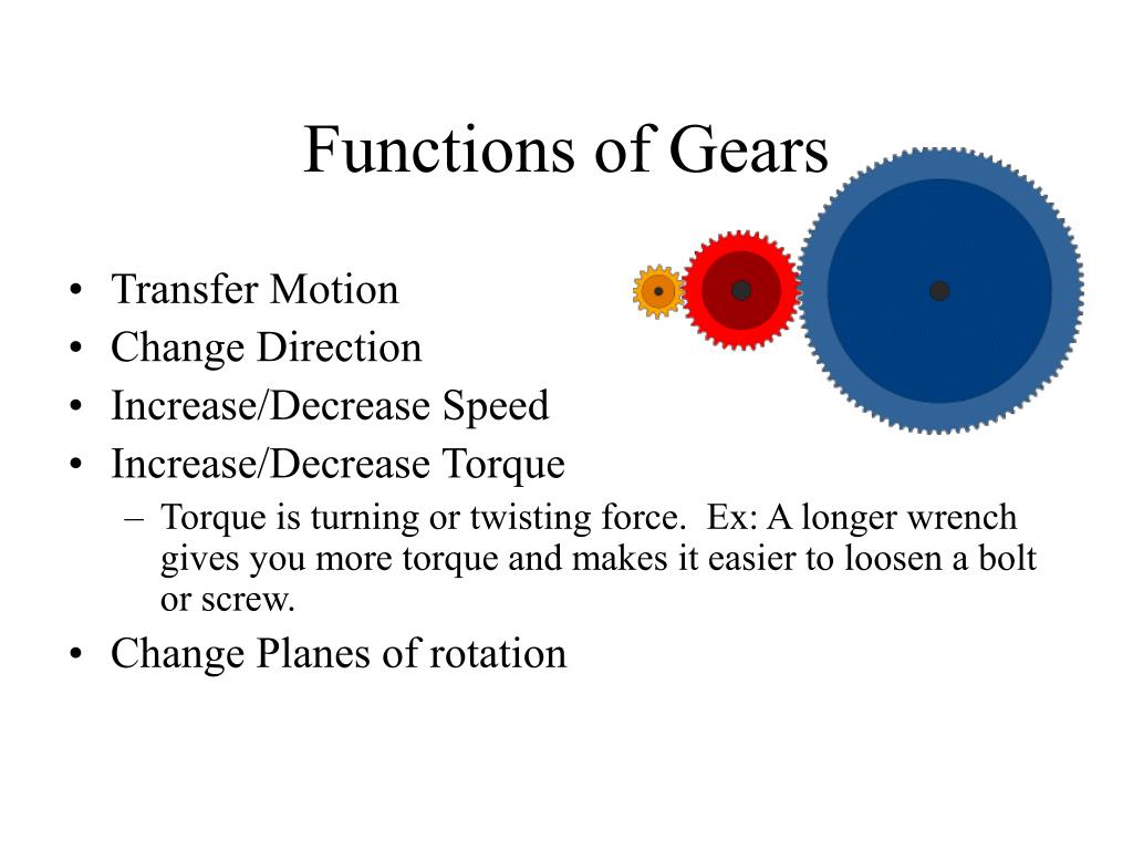 PPT What are Gears? PowerPoint Presentation, free download ID210519