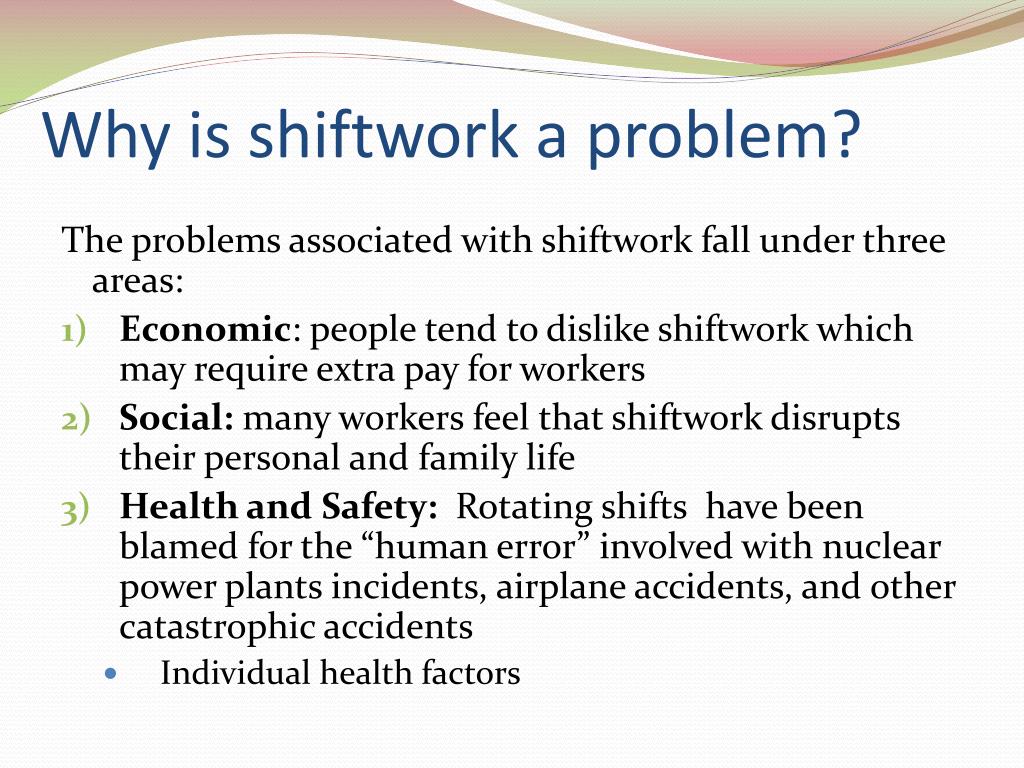 PPT Shiftwork PowerPoint Presentation, free download ID211187