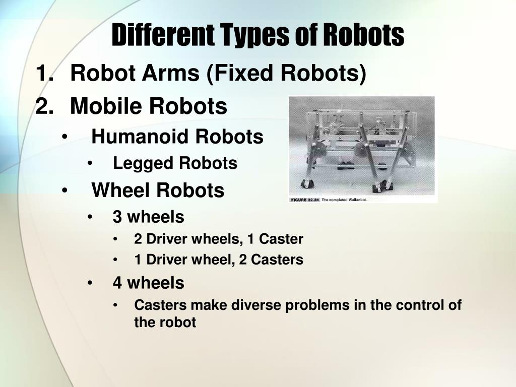 PPT Different Types of Robots PowerPoint Presentation, free download