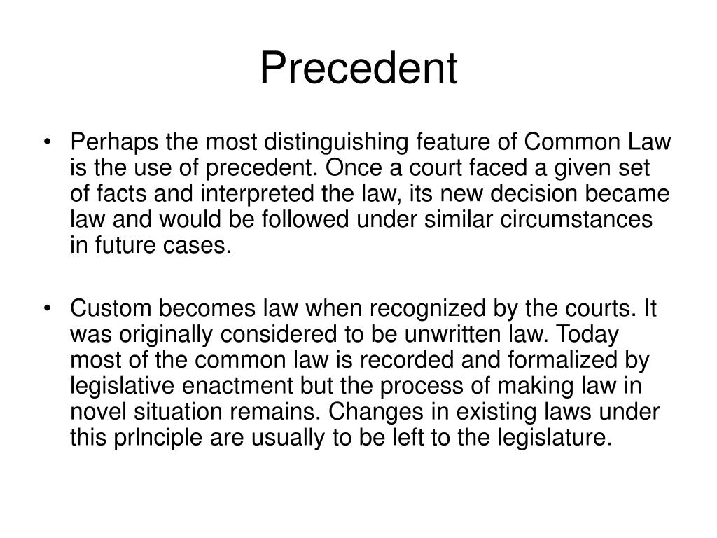 PPT Precedent PowerPoint Presentation, free download ID212451