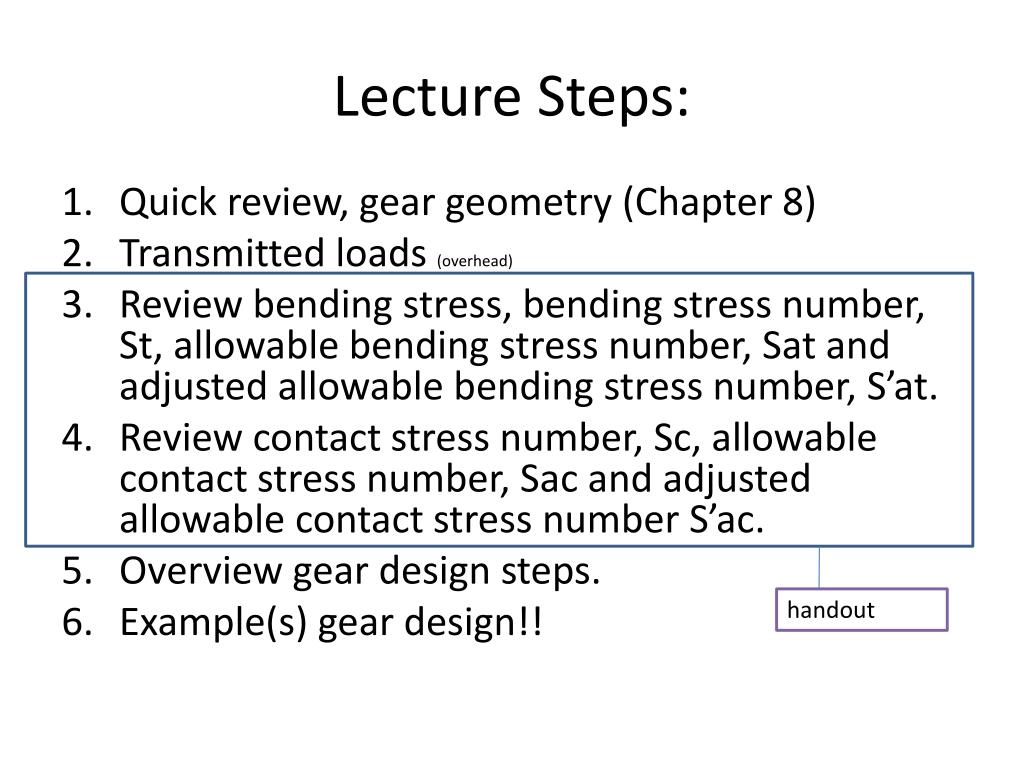 PPT Chapter 9 Spur Gear Design PowerPoint Presentation, free download