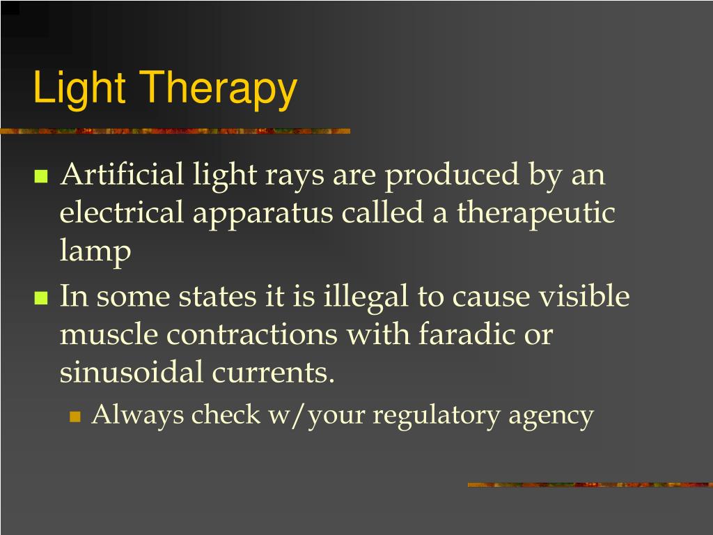 PPT Light Therapy PowerPoint Presentation, free download ID214789