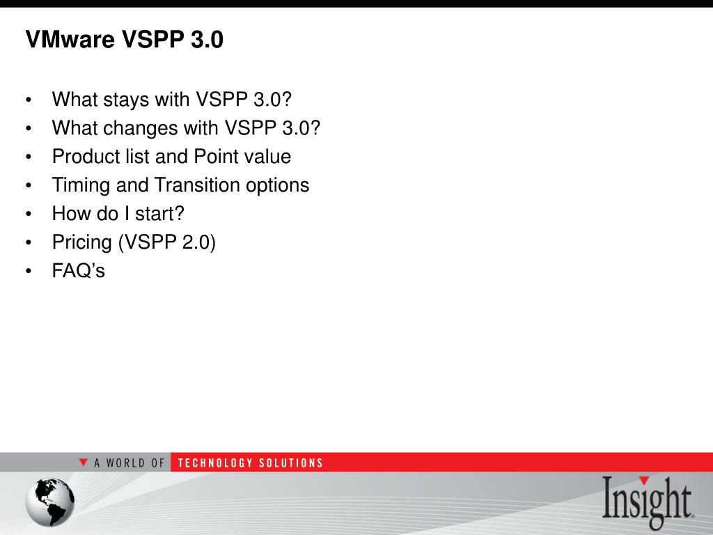 PPT VMware Service Provider Program (VSPP) 3.0 PowerPoint